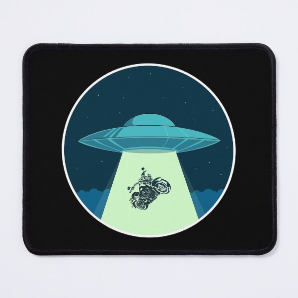 Item preview, Funny Motorcycle Fanatic T-Shirt, Alien UFO Saucer Graphic designed and sold by GO SHIRT-TEE.