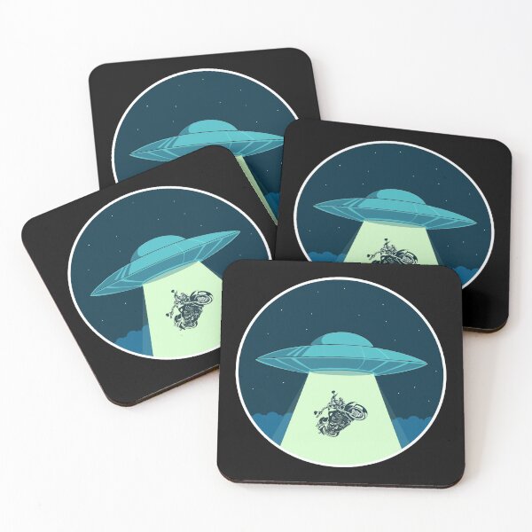 Item preview, Funny Motorcycle Fanatic T-Shirt, Alien UFO Saucer Graphic designed and sold by GO SHIRT-TEE.