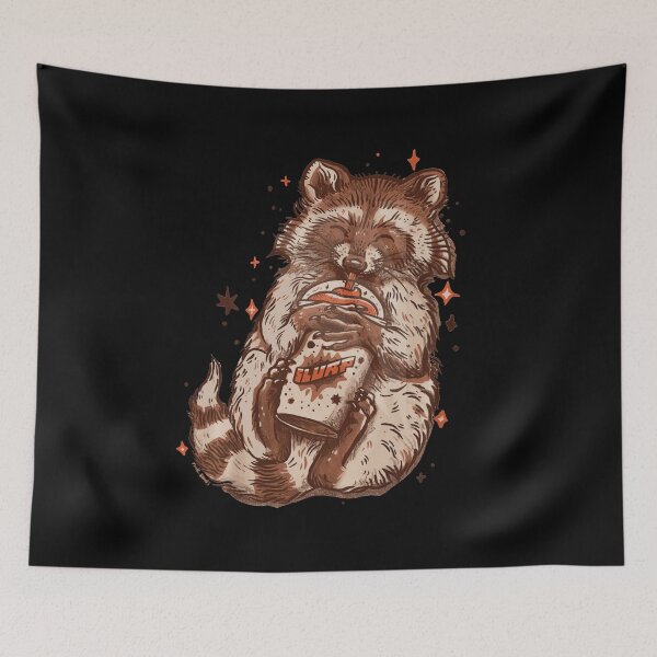 Item preview, Slurp Vibes Raccoon Graphic designed and sold by shopKKK.
