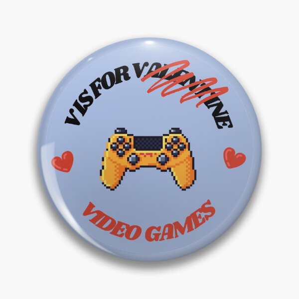Item preview, V is for Video Games designed and sold by RoamingSonaa.