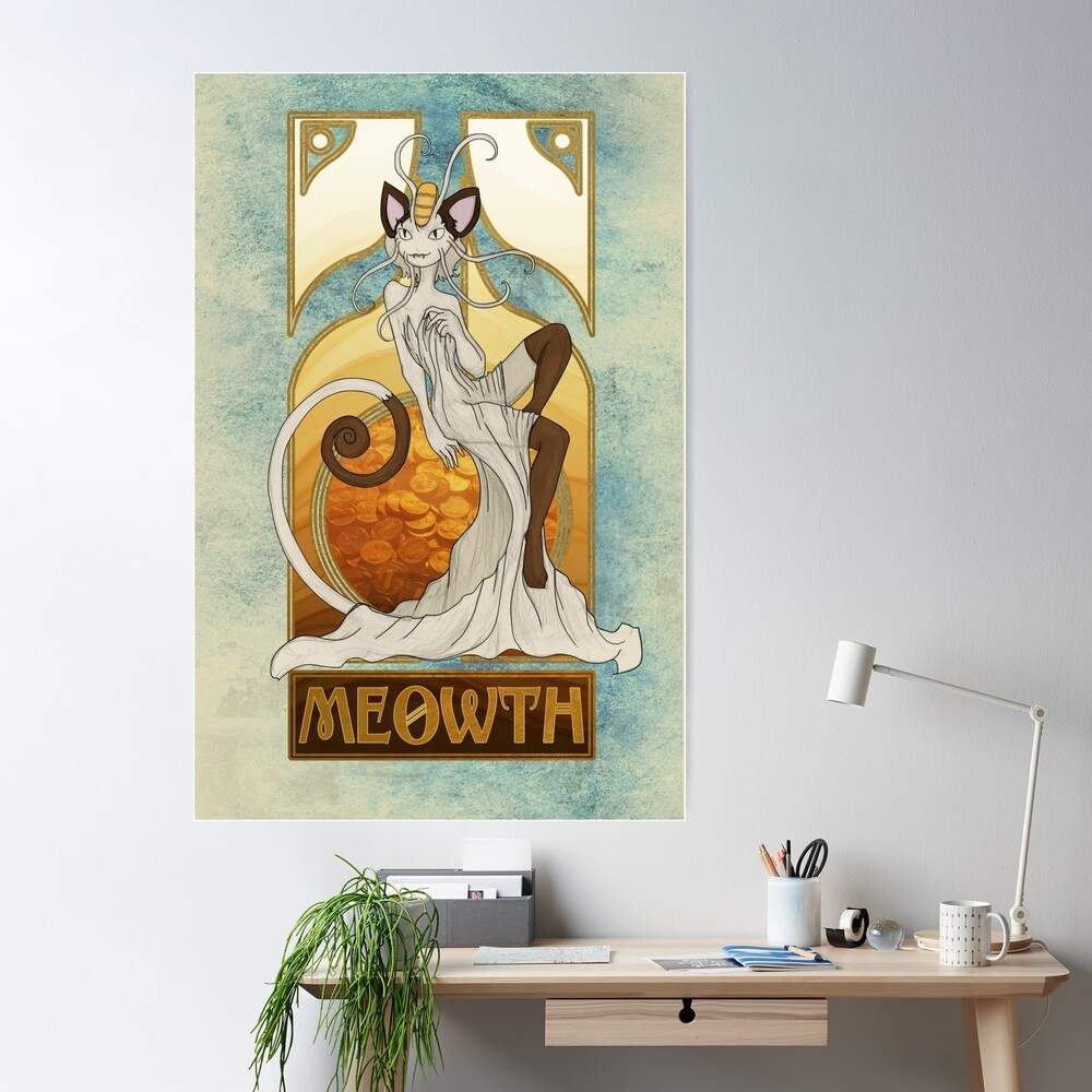 Rule 63: Meowth Art Print for Sale by Barbora Urbankova