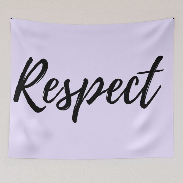 Item preview,  Respect - Purple Background  designed and sold by ActionFocus.