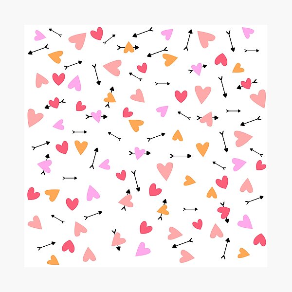 Item preview, Hearts and Arrows - Modern Valentine's Day Design designed and sold by infinitygrafix.