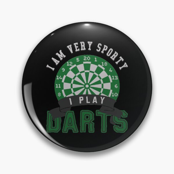 Item preview, I Am Very Sporty I Play Darts designed and sold by OmmeDesigns.