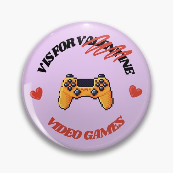 Item preview, V is for Video Games designed and sold by RoamingSonaa.