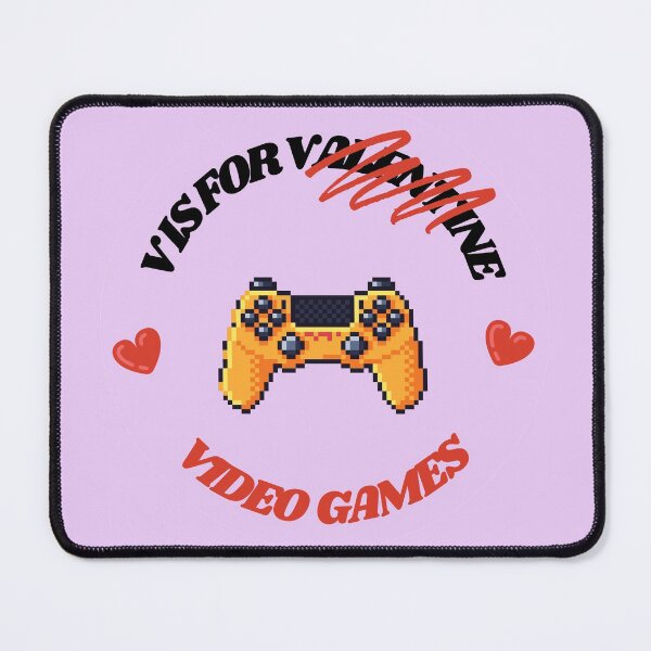Item preview, V is for Video Games designed and sold by RoamingSonaa.