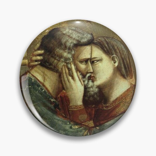 Item preview, Giotto di Bondone, The Meeting at the Golden Gate, kiss detail designed and sold by catnamedtiffany.