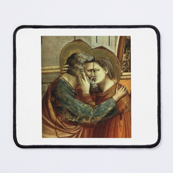 Item preview, Giotto di Bondone, The Meeting at the Golden Gate, kiss detail designed and sold by catnamedtiffany.