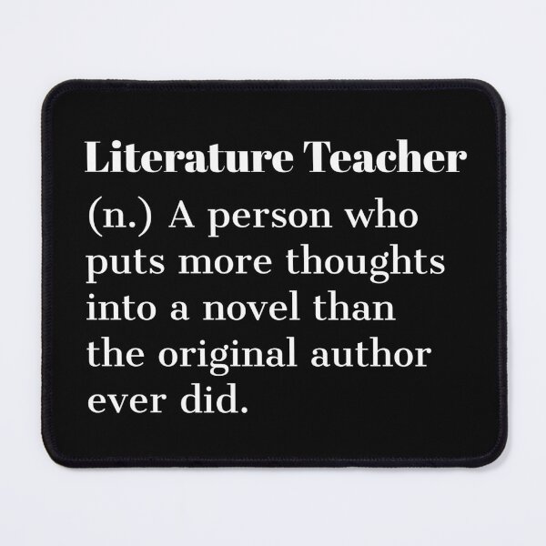 Item preview, Literature teacher, Funny literature teacher definition designed and sold by Theleochick.