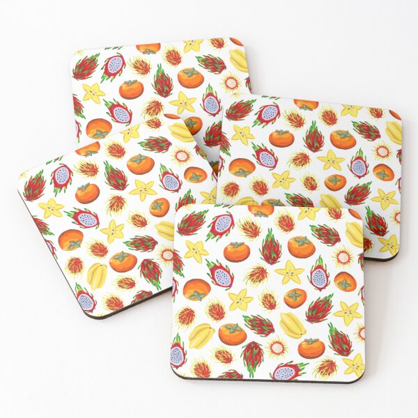 Item preview, Exotic Fruit Pattern in Gouache designed and sold by paintedpansy.
