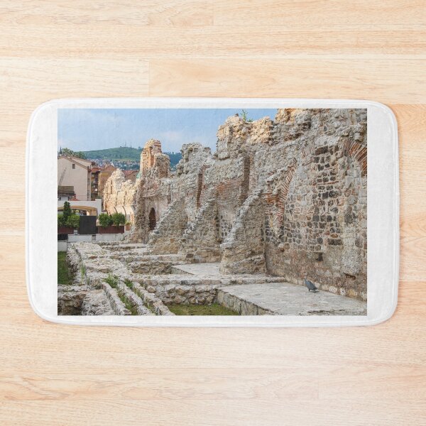 Item preview, The Taslihan ruin in the Bascarsija old town in Sarajevo at sunset, Bosnia and Herzegovina designed and sold by SnapTPhotograph.