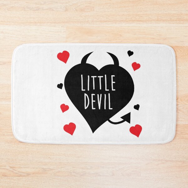 Item preview, Little Devil - Black Devil and Red Hearts Valentine's Day Design designed and sold by infinitygrafix.