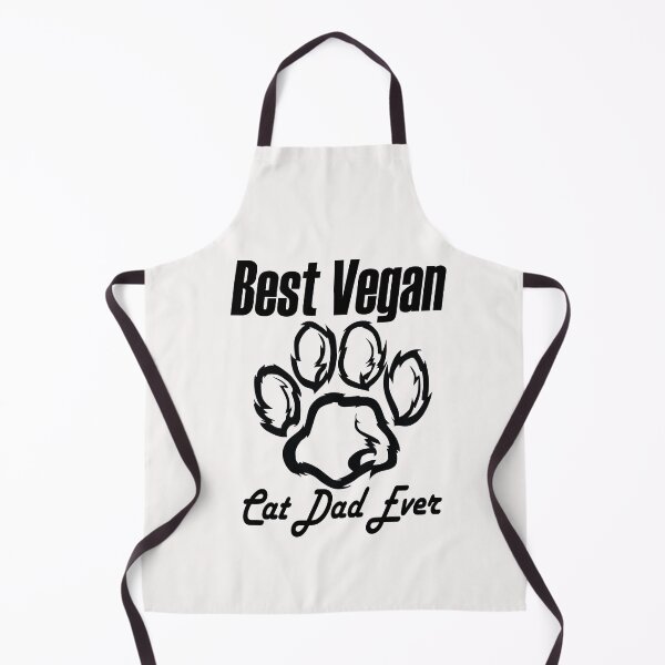 Item preview, best vegan cat dad ever, black cat designed and sold by ESAMSTORE.