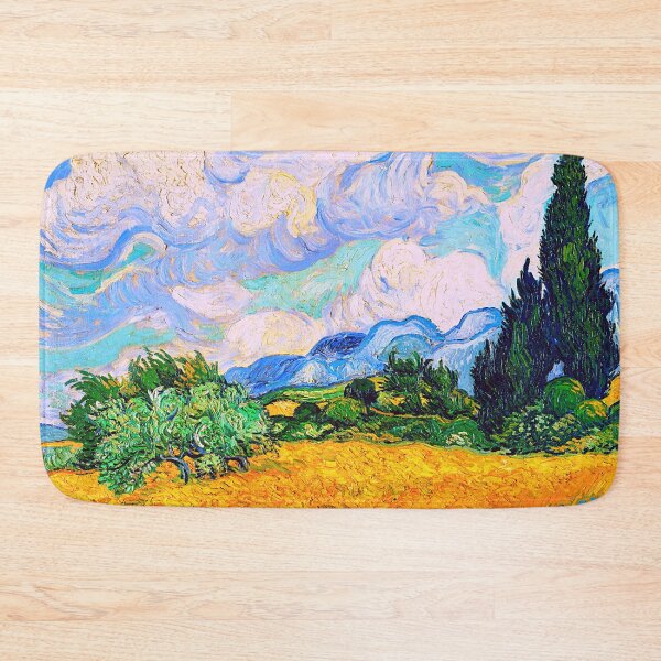 Item preview, Wheat Field with Cypresses by Vincent Van Gogh Digital replica designed and sold by ramazis.