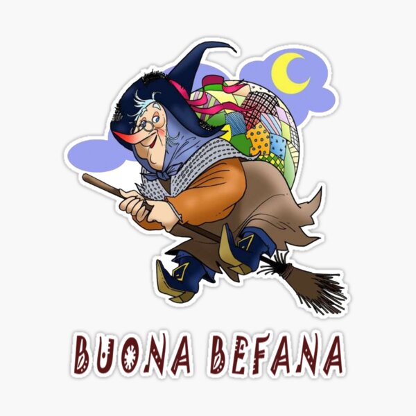 Italian Befana Stickers for Sale