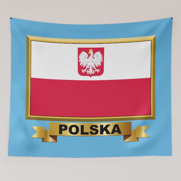 Item preview, POLISH State Flag Gifts, Masks, Stickers & Products (16) designed and sold by mpodger.