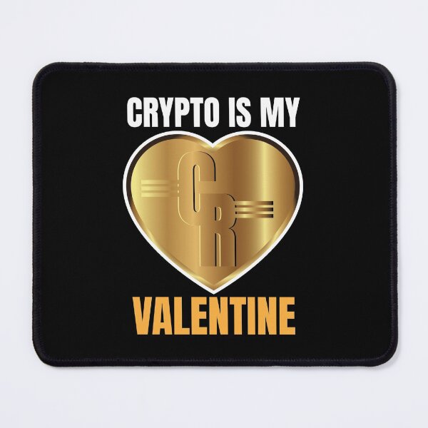 Item preview, Crypto Is My Valentine Funny Cryptocurrency Coins designed and sold by GravitiTees.