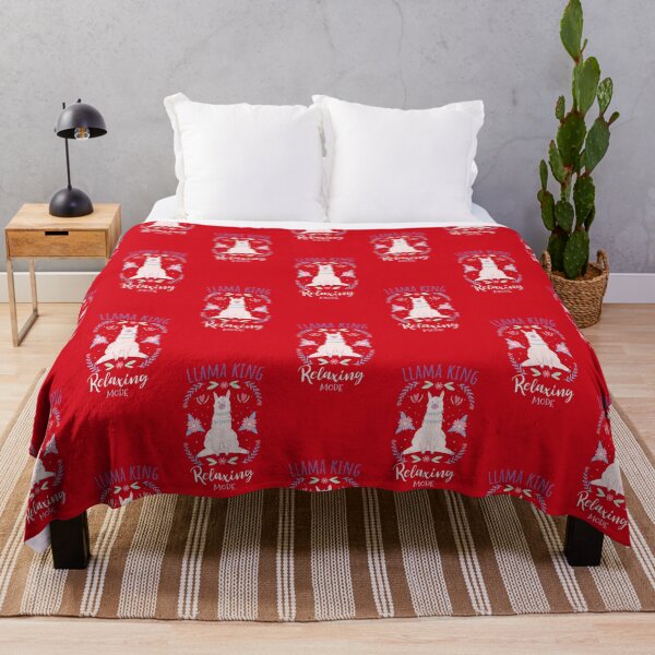 Item preview, Cool llama king is in relaxing mode. designed and sold by NineJuly.