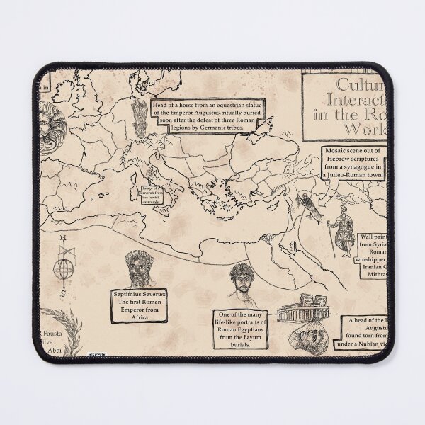 Item preview, Map of Cultural Interaction in the Roman World designed and sold by stickfiguregods.