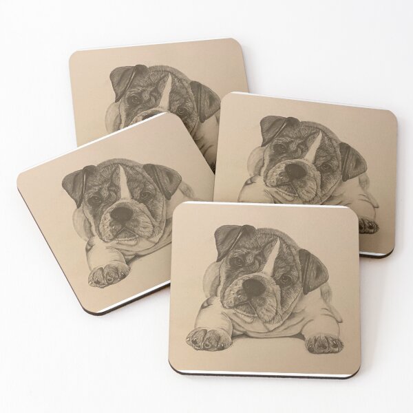 Item preview, Pug puppy sketch designed and sold by Macchiatoartuk.