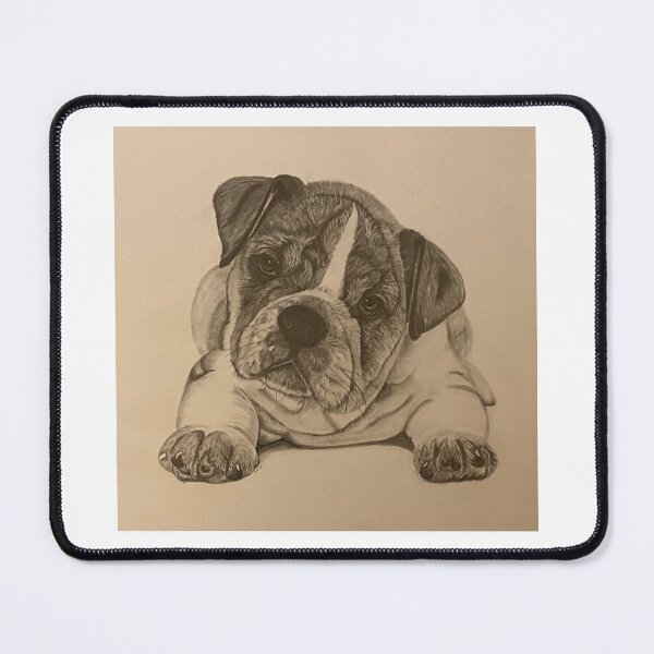 Item preview, Pug puppy sketch designed and sold by Macchiatoartuk.