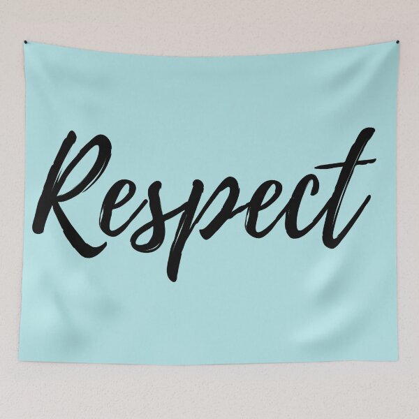 Item preview, Respect - Blue Background  designed and sold by ActionFocus.