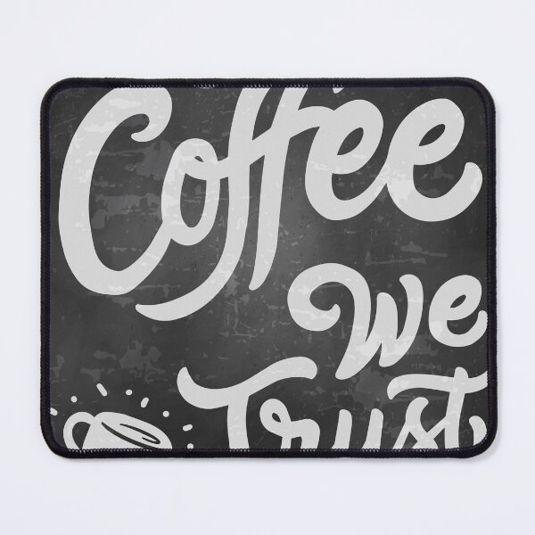 Item preview, In Coffee we trust — ☕ Coffee blackboard lettering quote designed and sold by GreekTavern1979.