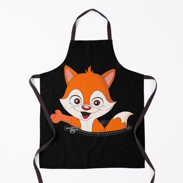 Item preview, Fox Out of Zippered Kangaroo Pocket designed and sold by ReadytoWork.