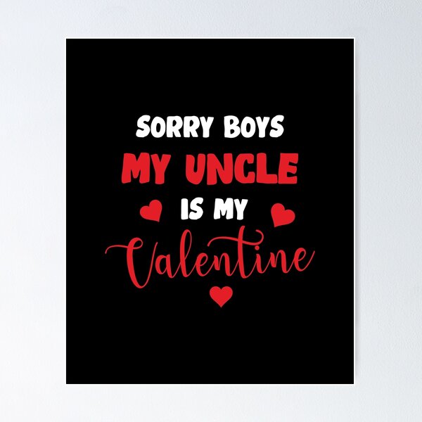 Boys Valentines Day 2022, Sorry Mommy Is My Valentine Gifts | Poster