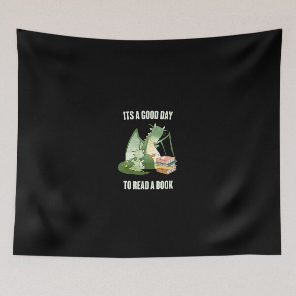 Item preview, its a good day to read a book bookworm book dragon designed and sold by damone7.