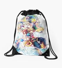 Kingdom Hearts Family Drawstring Bag