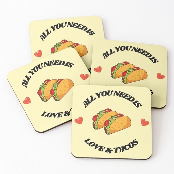 Item preview, All You Need Is Love and Tacos designed and sold by RoamingSonaa.