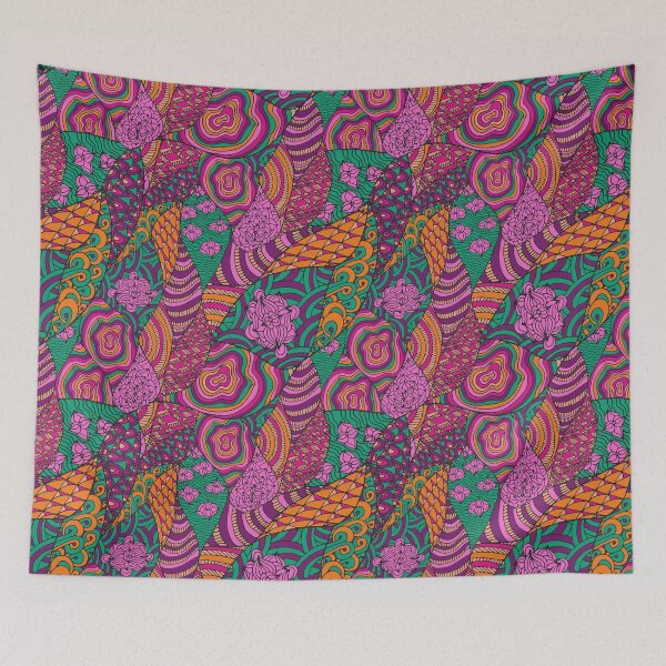 Item preview, 60s hippie psychedelic pattern designed and sold by Argunika.