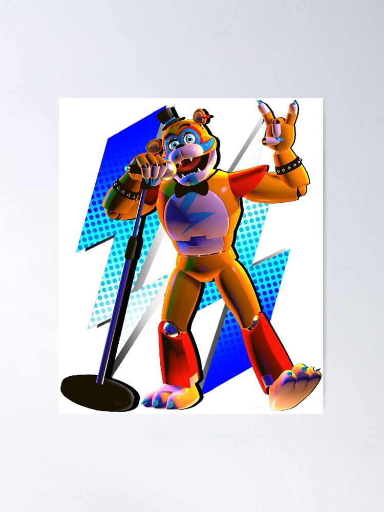 FNAF Security Breach- Glamrock Freddy Poster for Sale by