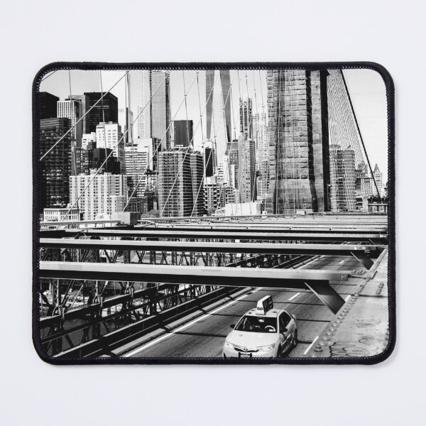 Item preview, Brooklyn Bridge, New York, Black and White designed and sold by Magic Love Art Print.