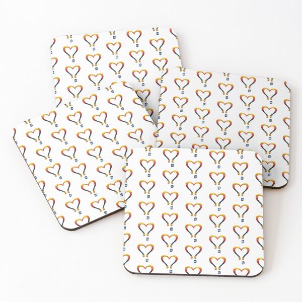 Item preview, Question Mark Hearts Thirteen Thasmin Rainbow designed and sold by Blue Box Artworks.