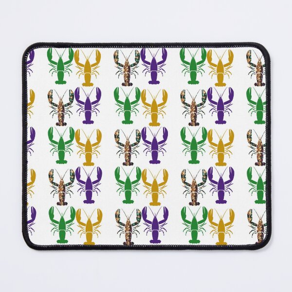 Item preview, Mardi Gras Crawfish Pattern designed and sold by Creole Content Creations.
