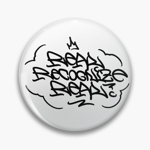 Item preview, Real Recognize Real Series Black Graffiti Tag designed and sold by workbytristan.