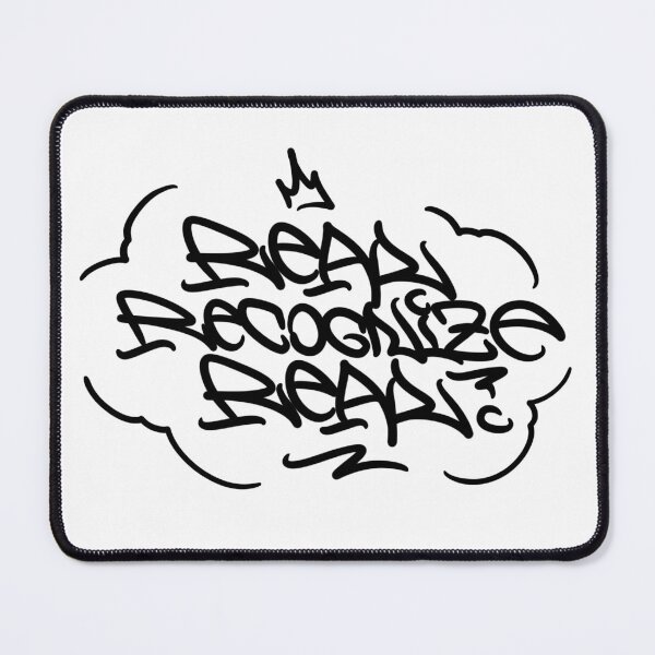 Item preview, Real Recognize Real Series Black Graffiti Tag designed and sold by workbytristan.