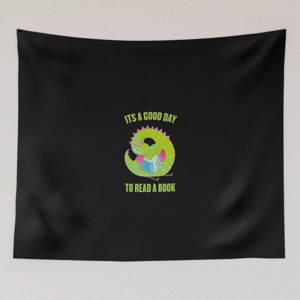 Item preview, its a good day to read a book bookworm book dragon designed and sold by damone7.
