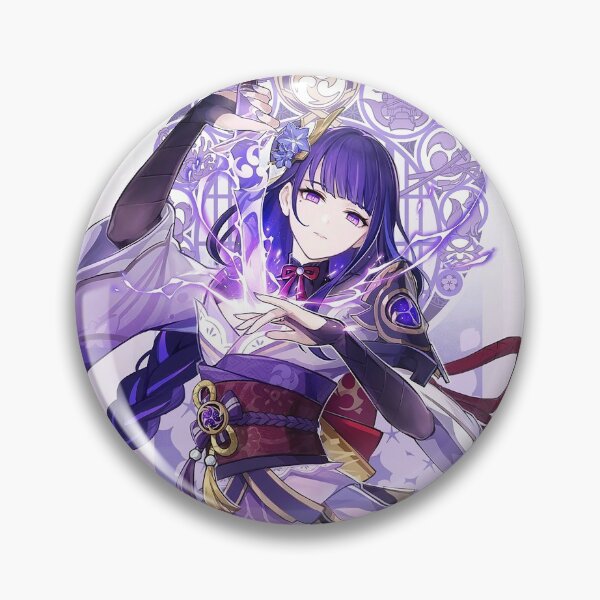Item preview, Genshin Impact - Raiden Shogun Character Official Poster designed and sold by Krimsy.
