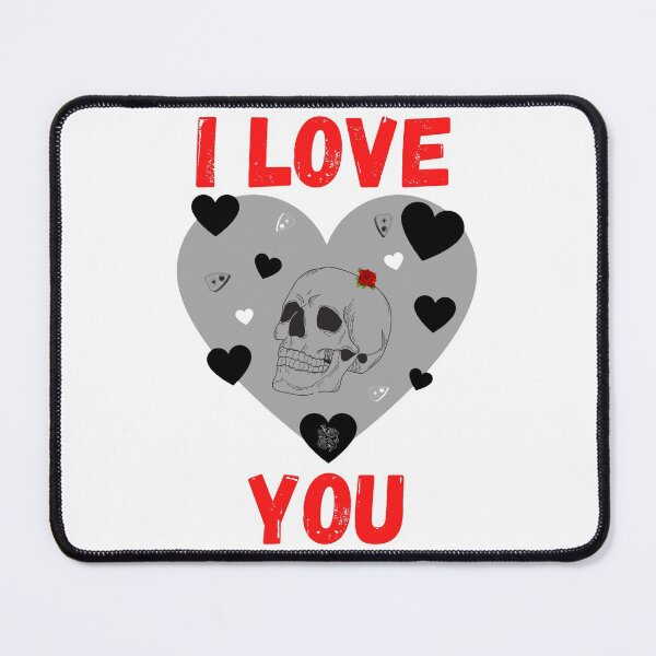 Item preview, I love you skull, planchette and heart - Gothic designed and sold by LukjanovArt.