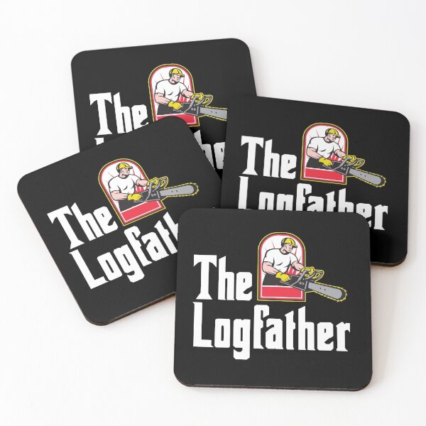Item preview, The Logfather-Play On Words-Logger-Outdoorsman-Arborist-Forestry Worker designed and sold by SighFly52.