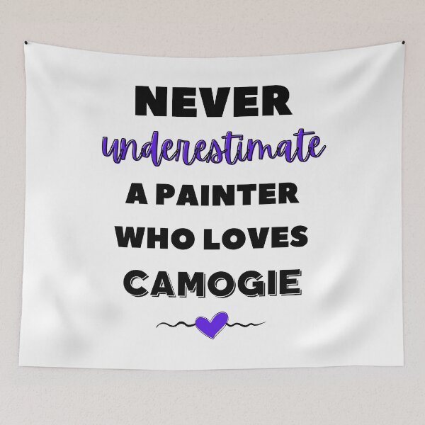 Item preview, Never underestimate a painter who loves camogie designed and sold by TheGreenGoat.