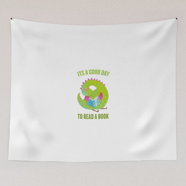 Item preview, its a good day to read a book bookworm book dragon designed and sold by damone7.