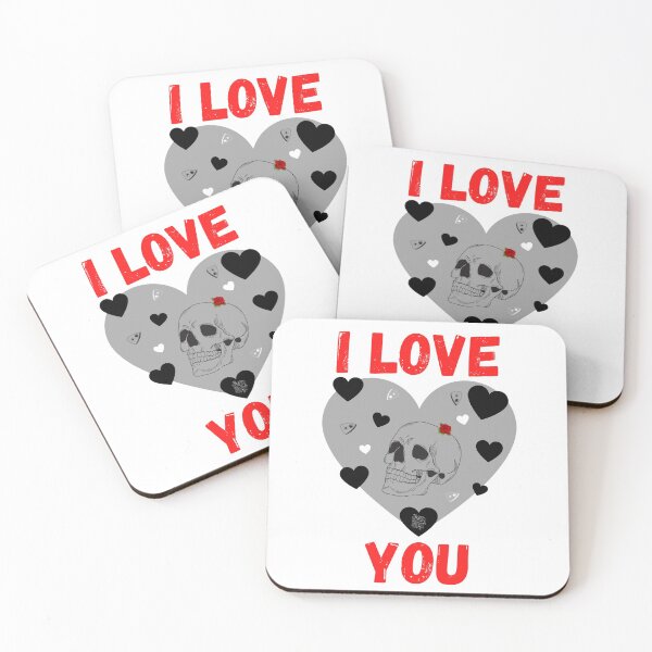 Item preview, I love you skull, planchette and heart - Gothic designed and sold by LukjanovArt.