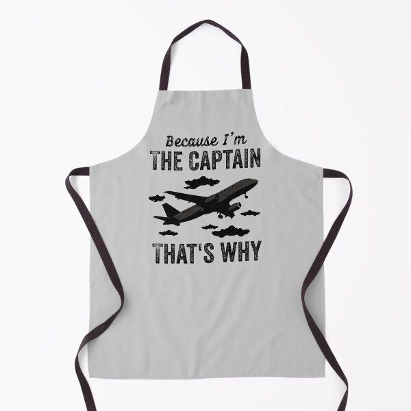 Item preview, Because I'm The Captain That's Why - Funny Aviation Quotes Gifts For Pilot designed and sold by ferdaousseshop.