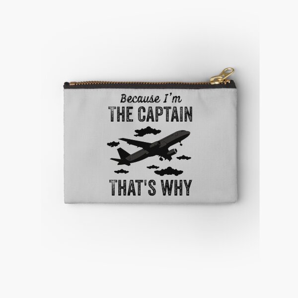 Item preview, Because I'm The Captain That's Why - Funny Aviation Quotes Gifts For Pilot designed and sold by ferdaousseshop.