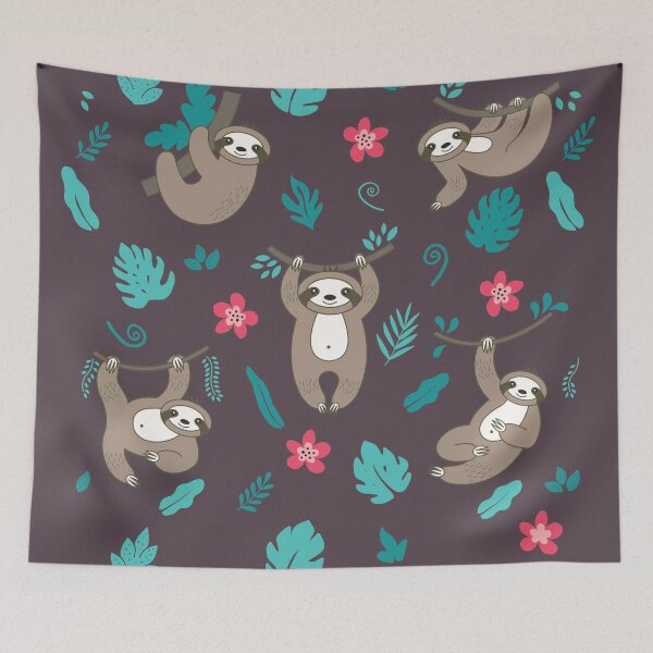 Item preview, Sloth pattern designed and sold by Muhashii Mu.
