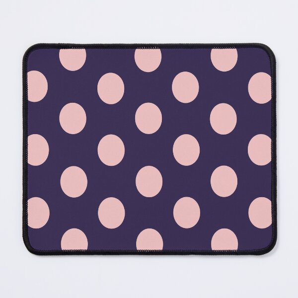 Item preview, Large BABY PINK & NAVY BLUE POLKA DOTS designed and sold by RachelMacht.